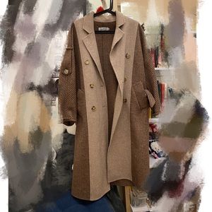 QUAINT Double Breasted Plaid Coat